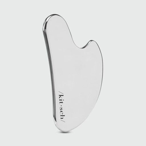 Kitsch Stainless Steel Gua Sha tool in use