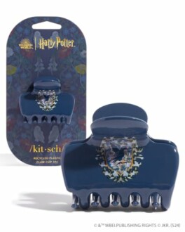 Harry Potter themed blue claw hair clip with packaging